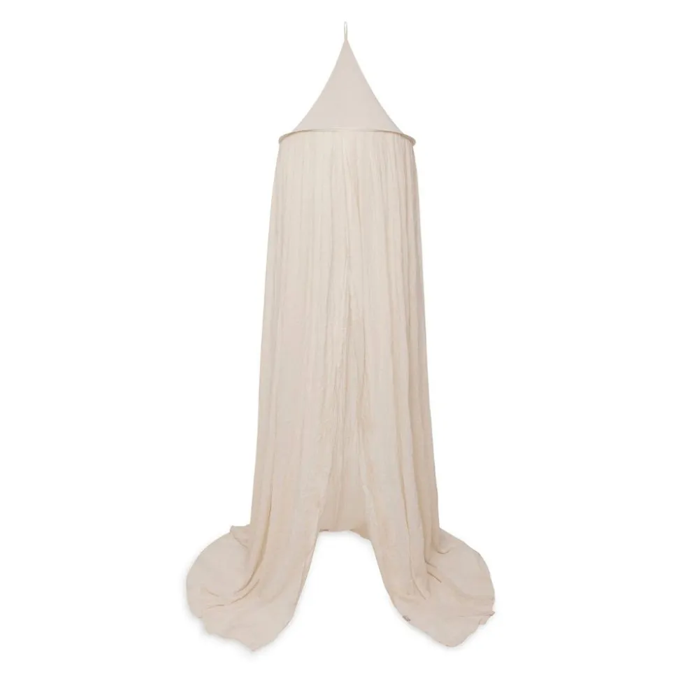 Ciel de lit vintage 245 cm cosy check sand