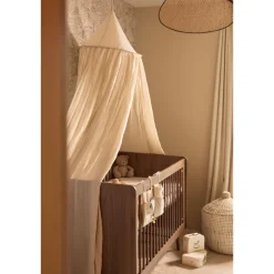 Ciel de lit vintage 245 cm ivoire
