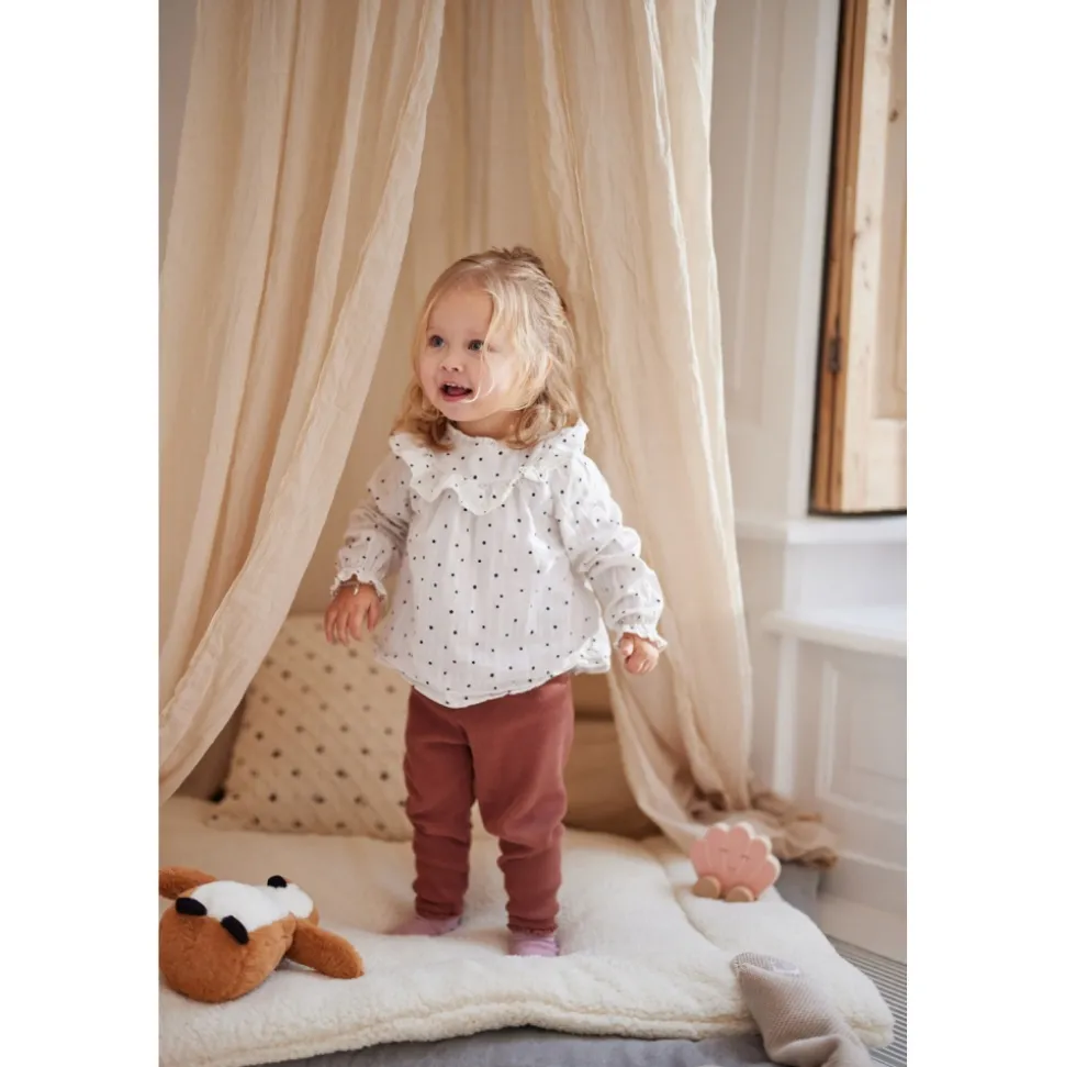 Ciel de lit vintage 245 cm nougat