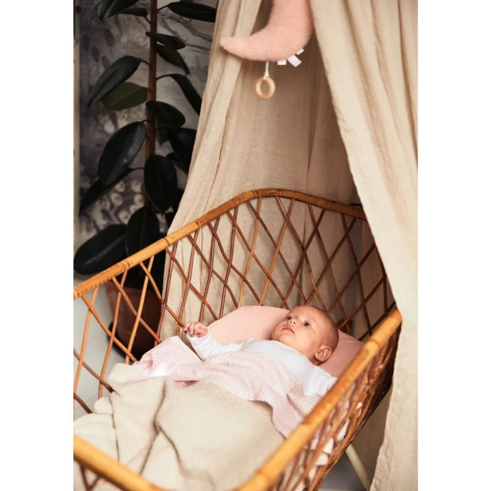 Ciel de lit vintage 155 cm nougat