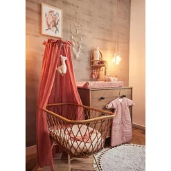 Ciel de lit vintage 155 cm rosewood