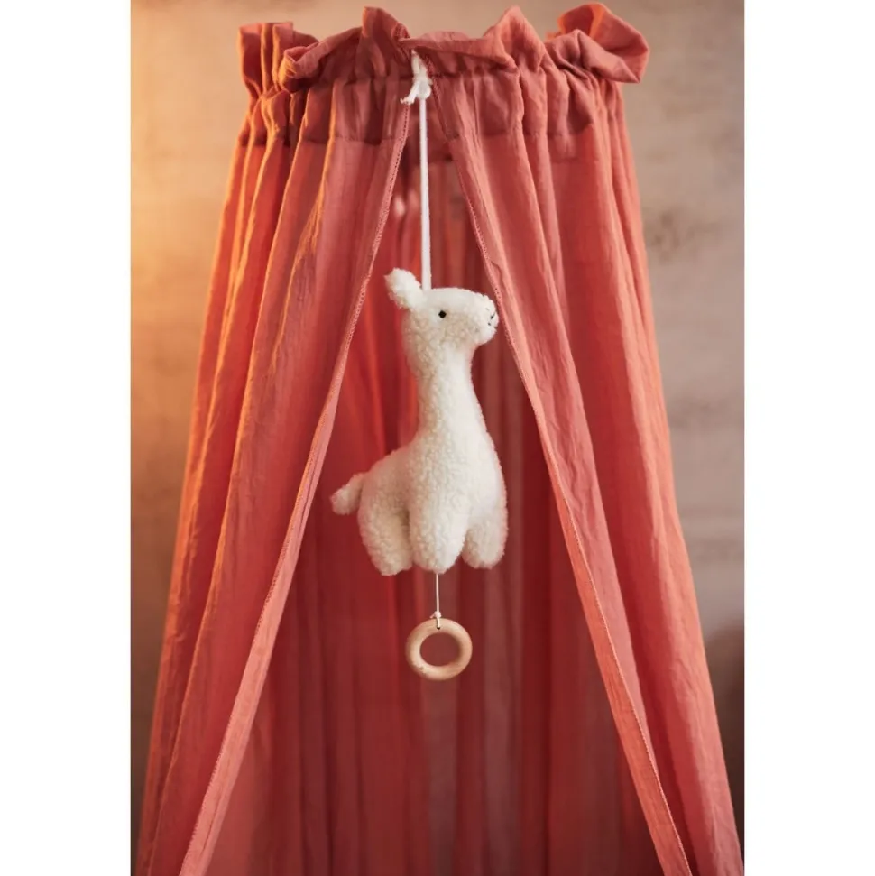 Ciel de lit vintage 155 cm rosewood