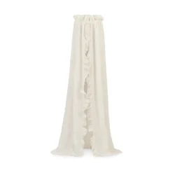 Ciel de lit vintage 155 cm ruffle ivoire