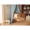 Ciel de lit vintage 155 cm sea green