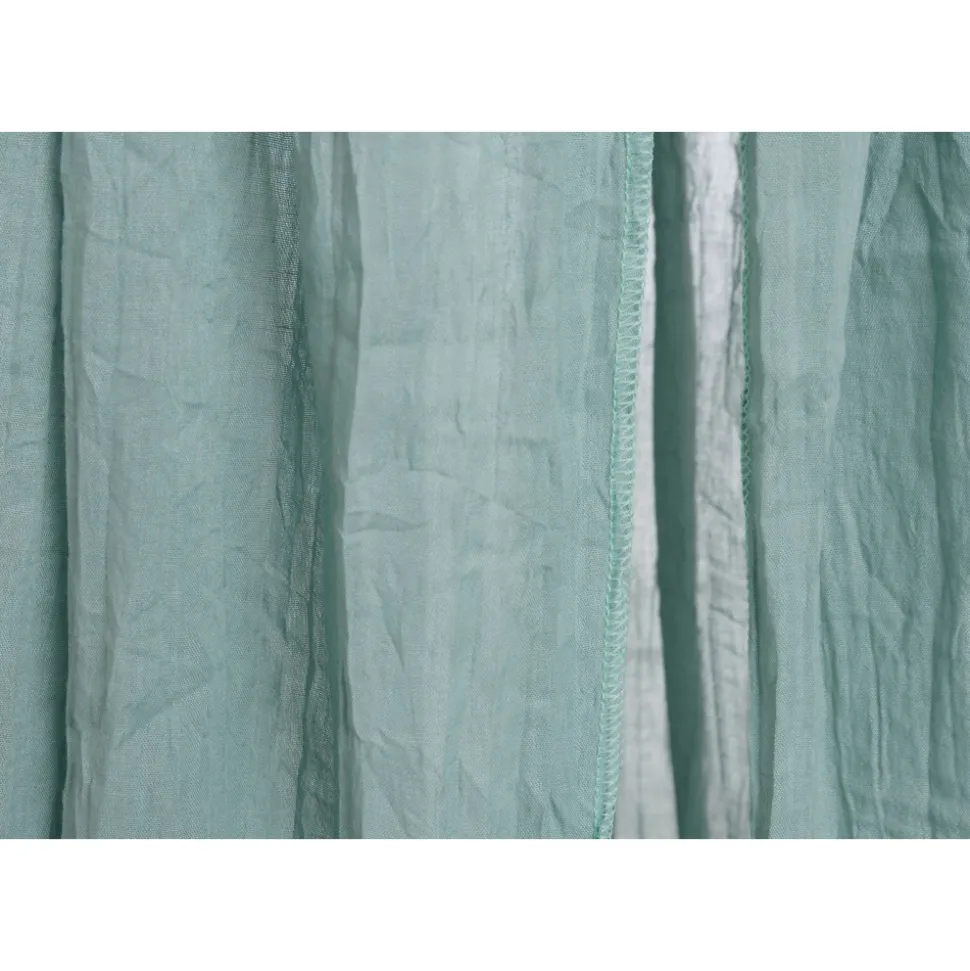 Ciel de lit vintage 155 cm sea green