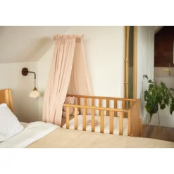 Ciel de lit vintage 155 cm wild rose
