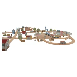 Circuit de train xxl en bois fsc