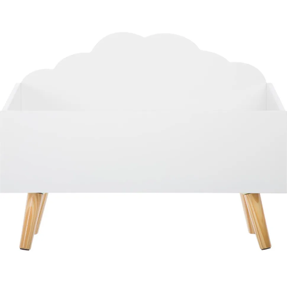 Coffre à jouet nuage blanc