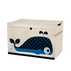 Coffre à jouets baleine