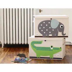 Coffre à jouets crocodile