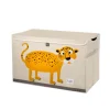 Coffre à jouets léopard