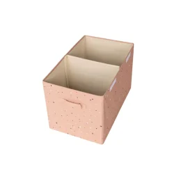 Coffre à jouets terrazzo argile