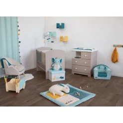 Coffre à jouets 48x32x32 cm zanimo