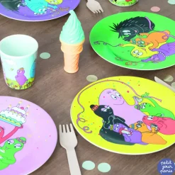Coffret 6 assiettes barbapapa