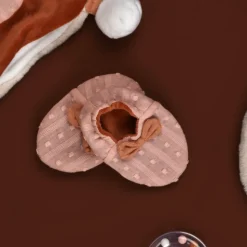 Coffret bébé doudou et chaussons mina la renarde