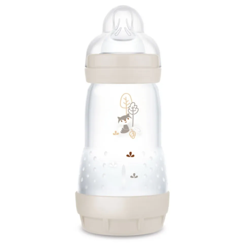 Coffret biberons naissance anti-colique sable (2*130 4*160 4*260 +1 sucette naissance et 1 boîte doseuse de lait )