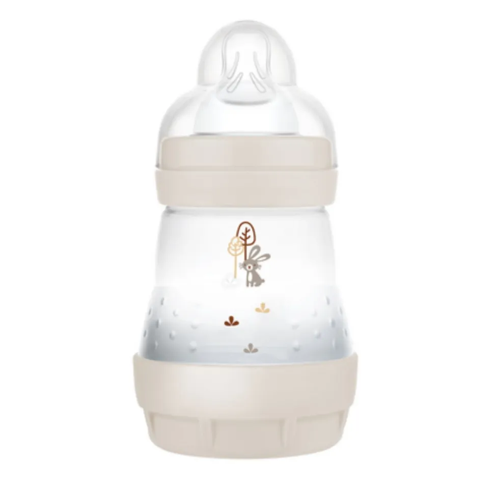 Coffret biberons naissance anti-colique sable (2*130 4*160 4*260 +1 sucette naissance et 1 boîte doseuse de lait )