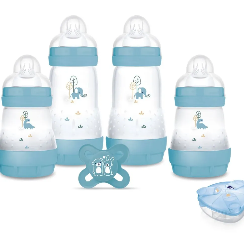 Coffret 8 biberons naissance anti-colique easy start océan