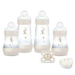 Coffret biberons naissance anti-colique sable