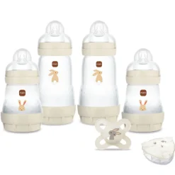 Coffret 8 biberons naissance anti-colique easy start sable