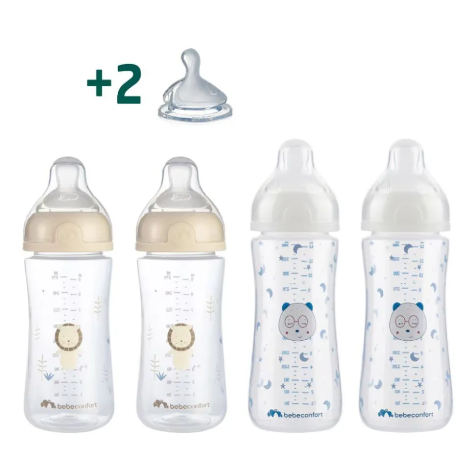 Coffret biberons physio air grow with me