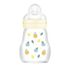 Coffret biberons verre lin (4*260ml 2*170ml et une sucette naissance)