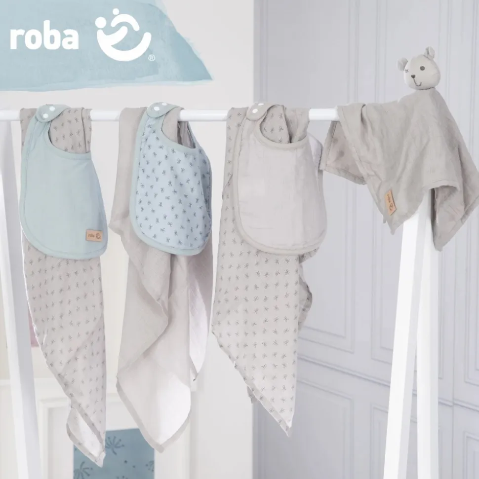 Coffret cadeau bébé lil planet gris argenté
