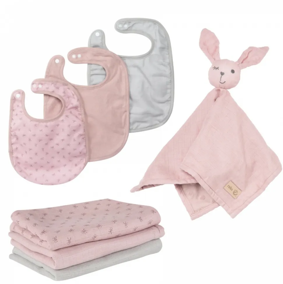 Coffret cadeau bébé lil planet rose/mauve