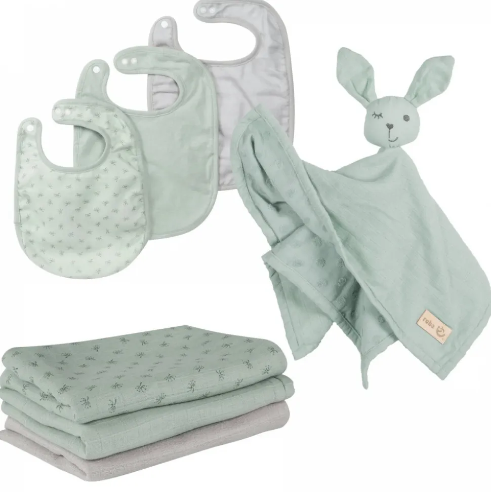Coffret cadeau bébé lil planet vert givré