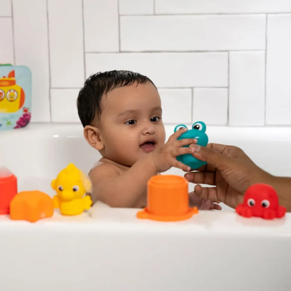 Coffret cadeaux de naissance bébé pour le bain