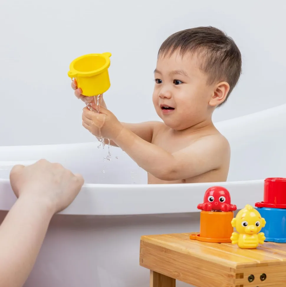 Coffret cadeaux de naissance bébé pour le bain