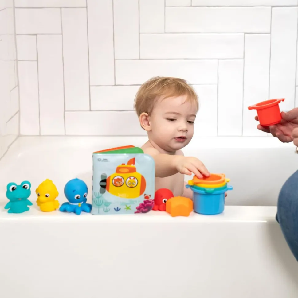 Coffret cadeaux de naissance bébé pour le bain