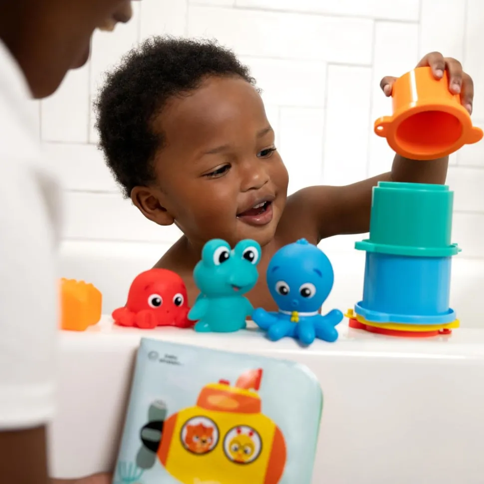 Coffret cadeaux de naissance bébé pour le bain