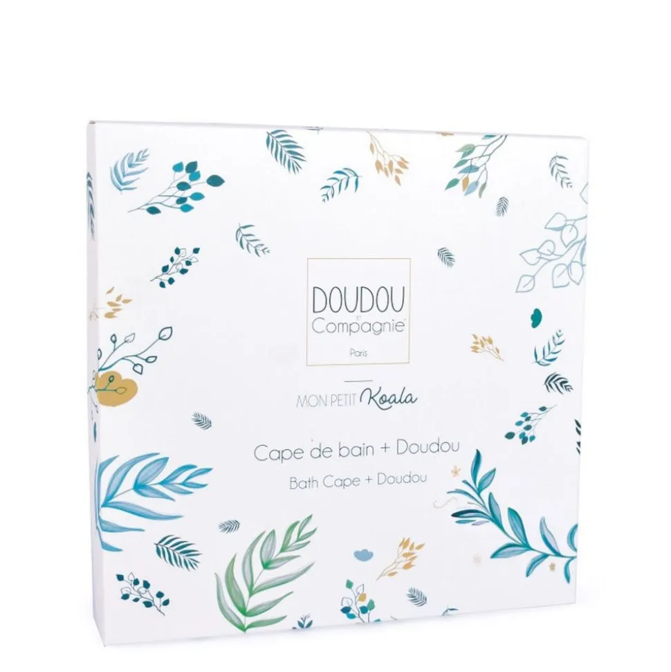 Coffret cape de bain et doudou yoca le koala