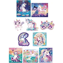 Coffret créatif enfant multiactivités licornes