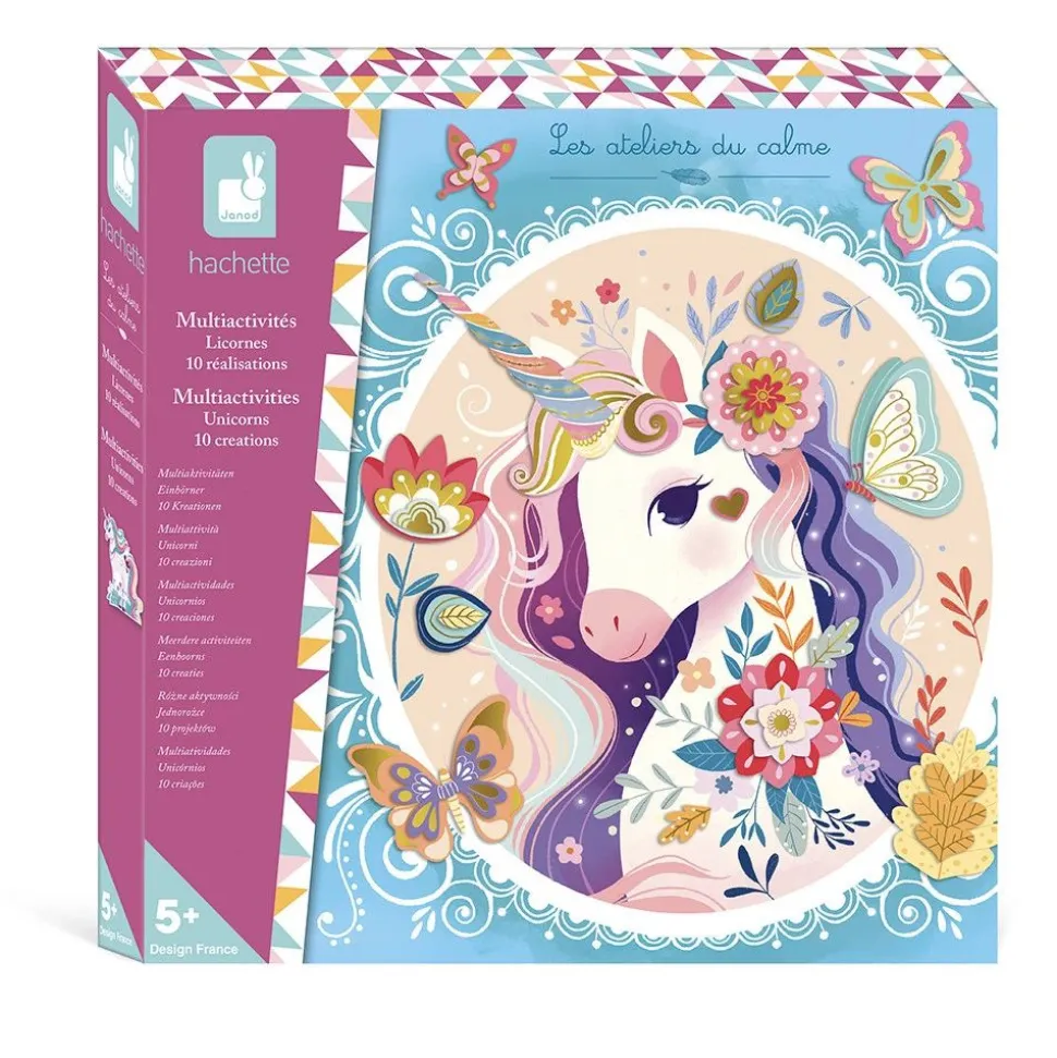 Coffret créatif enfant multiactivités licornes