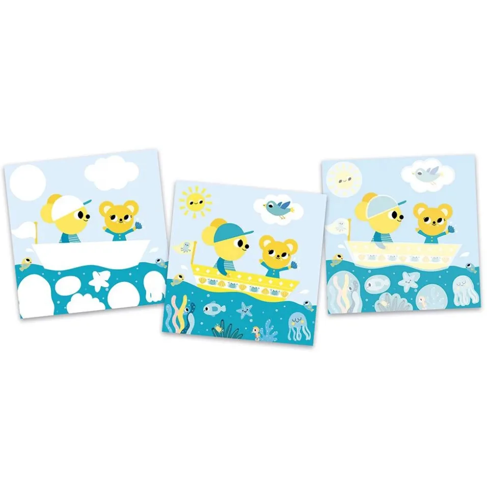 Coffret créatif pour enfant feutrine et feutre magique les couleurs