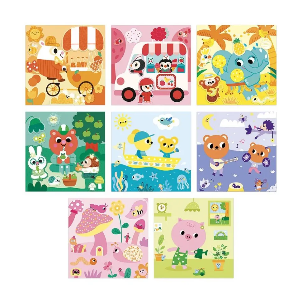 Coffret créatif pour enfant feutrine et feutre magique les couleurs