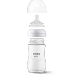 Coffret de 9 biberons natural response, 2 sucettes ultra-douce 0-6 mois et 2 goupillons (4 biberons 125 ml+ 4 biberons 260 ml +1 biberon 330 ml)