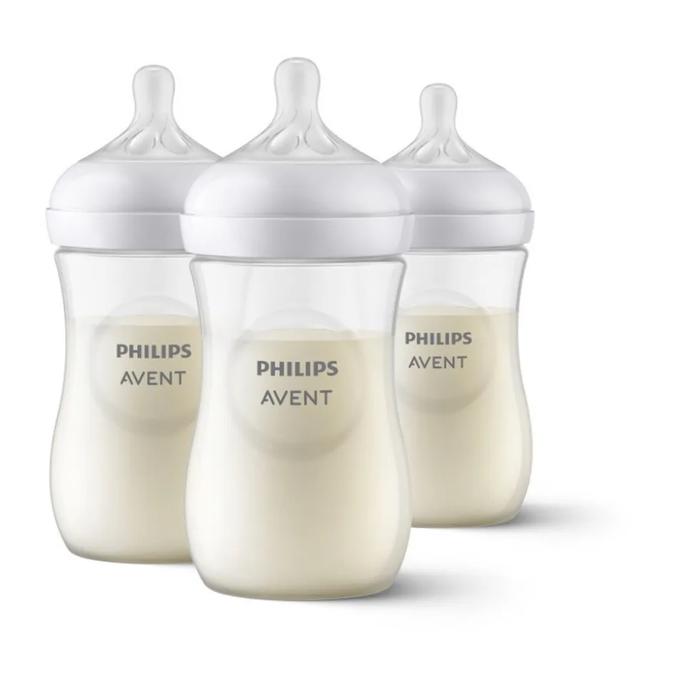 Coffret de 8 biberons pp natural response, 1 sucette ultra-douce 0-6 mois et 1 goupillon (2 biberons 125 ml + 5 biberons 260 ml + 1 biberon 330 ml)