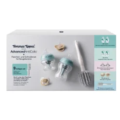 Coffret de naissance avec biberons anti-colique avancé