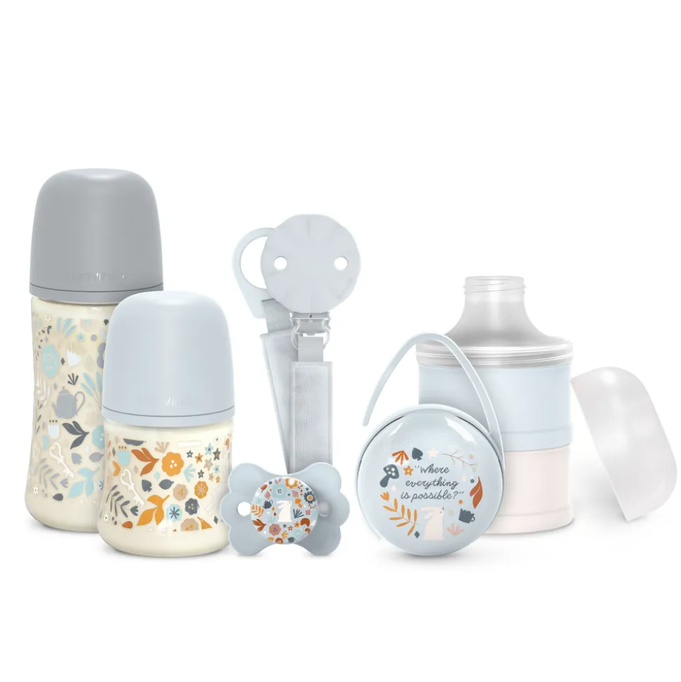 Coffret de naissance wonderland bleu