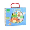 Coffret de 4 puzzles en bois - la maison