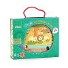 Coffret de 4 puzzles en bois - les animaux du zoo