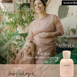 Coffret eau de cologne dear mommy et baby cologne rose