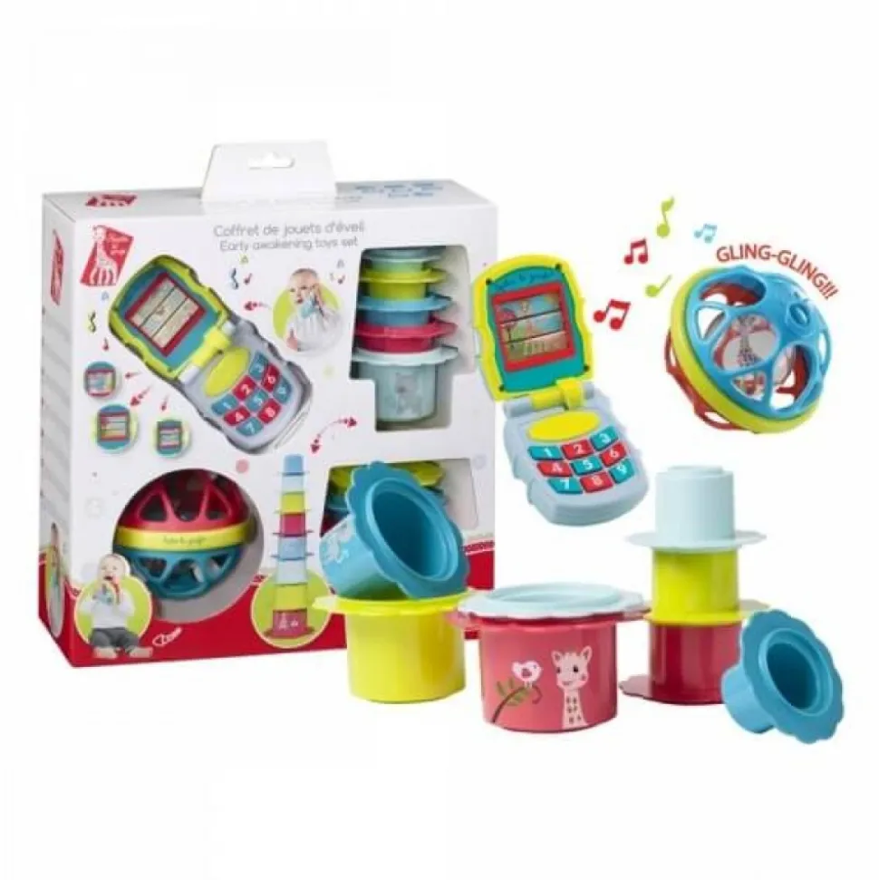 Coffret jouets d'eveil sophie la girafe