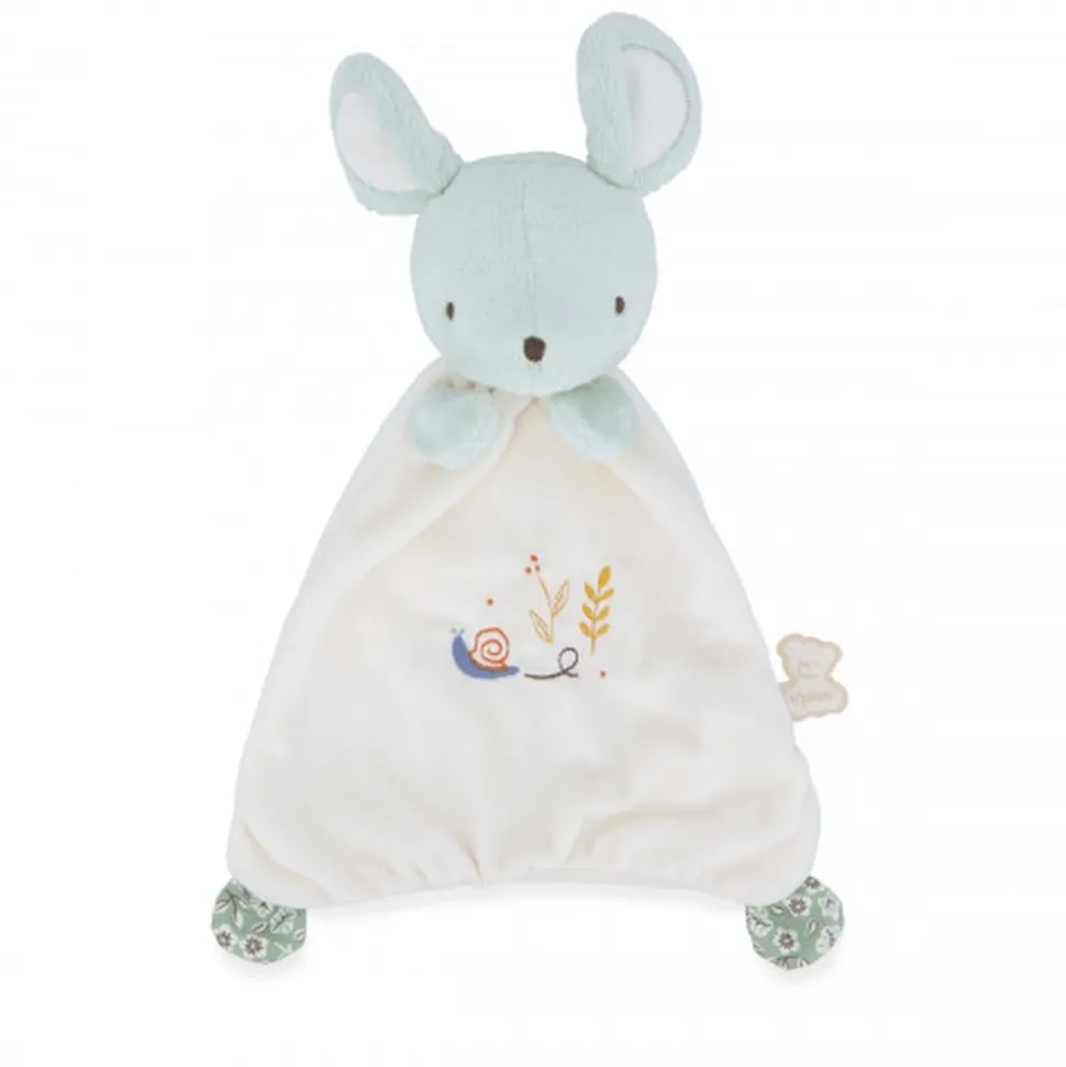 Coffret naissance doudou et collier bola souris