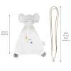 Coffret naissance doudou et collier bola elephant