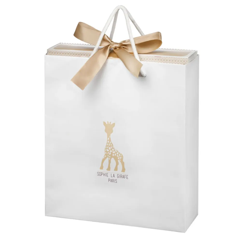 Coffret naissance prêt à offrir sophie la girafe et hochet coeur