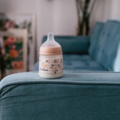 Coffret nouveau-né bébé birdies avec biberons et sucette sx pro rose